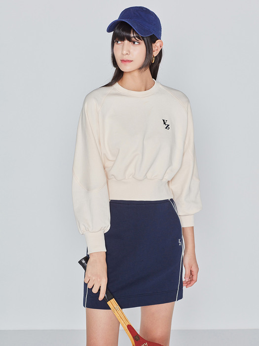 H-LINE SWEAT SKIRT(NAVY)