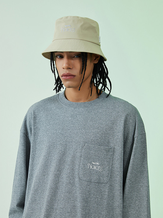 MELANGE LONG SLEEVE T-SHIRT_GRAY MELANGE