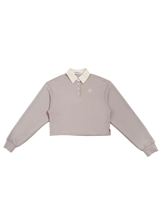 Preppy Recycle Rugby Sweat (Beige)