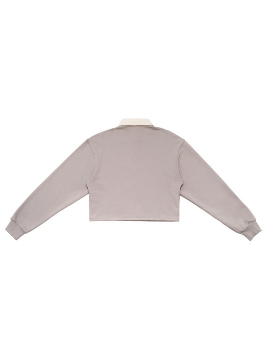 Preppy Recycle Rugby Sweat (Beige)