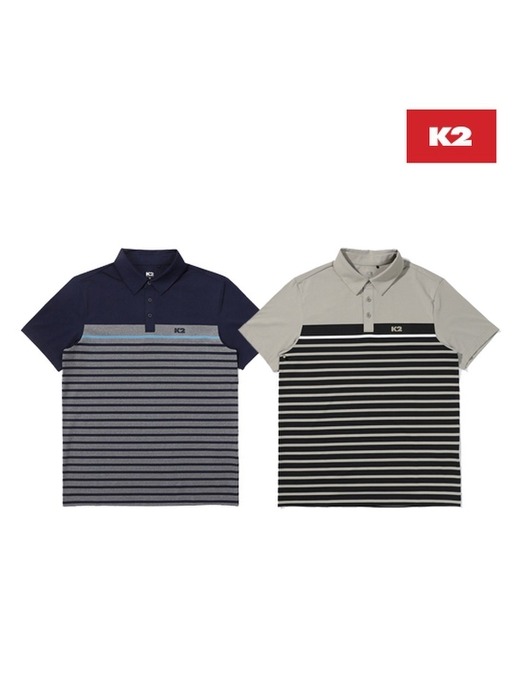 [K2]KMM22280 남성 BOOST_여름 선염 폴로 반팔 티셔츠