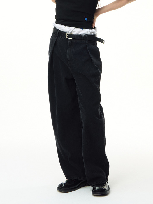 [ADERERROR] Sig; SV Tag jeans 02 /追跡付 早期完売☆ADERERROR☆Sig; SV Tag jeans 02 ジーパン黒/追跡O
