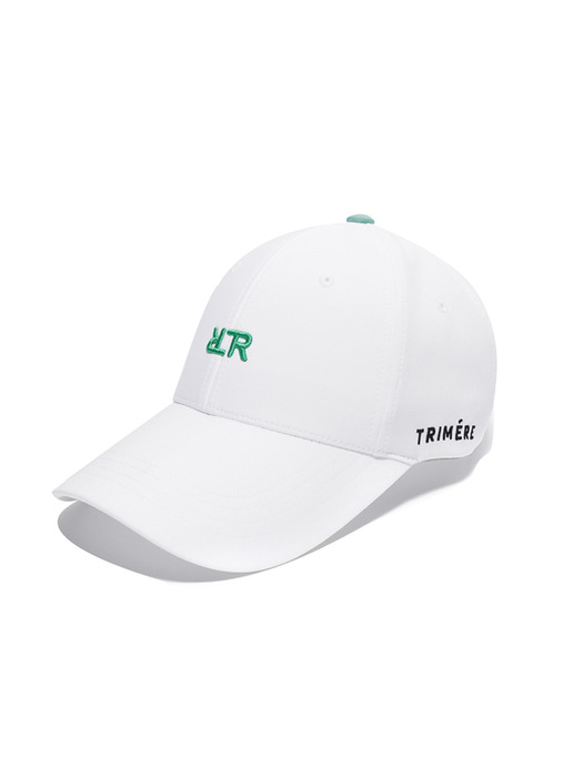 POINT TR LOGO BALL CAP WHITE