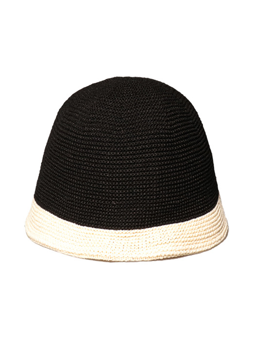 BRISBANE BLACK/WHITE BUCKET HAT