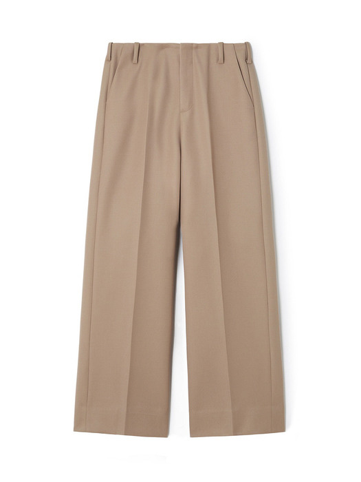 For men, Low Rise Wide Pants / Beige