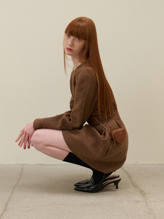 23 Fall_ Y/Brown Wool Set-up