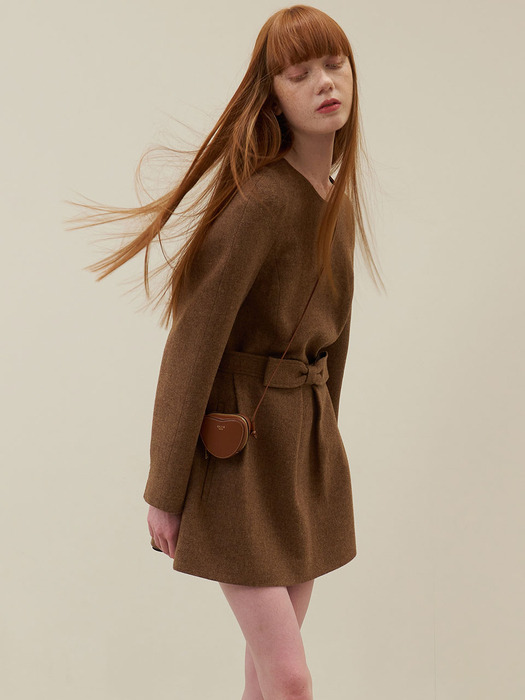 23 Fall_ Y/Brown Wool Set-up