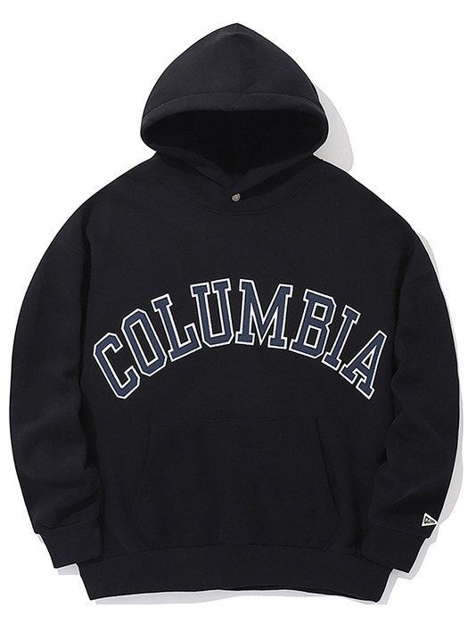 COLUMBIA ARCH OVER-FIT FLEECE HOODIE 블랙