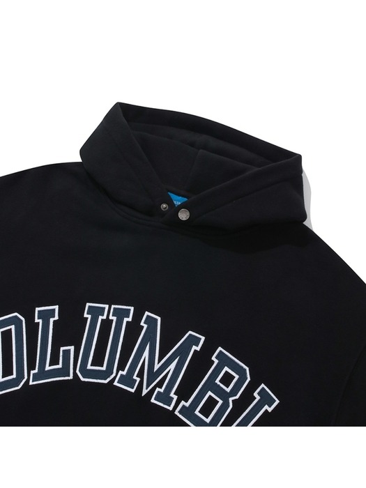 COLUMBIA ARCH OVER-FIT FLEECE HOODIE 블랙