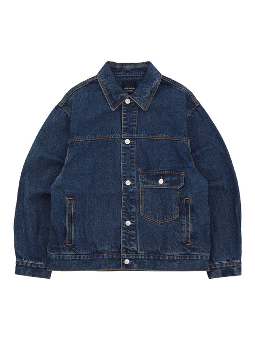 DENIM TRUCKER JACKET [BLUE]