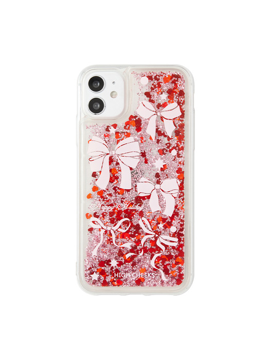 Holiday Ribbon Glitter Case_HC239DGP001M