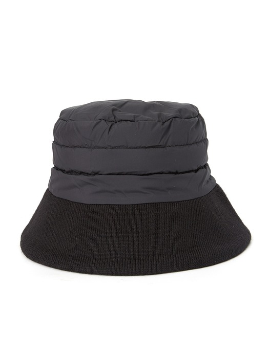 PARAJUMPERS 파라점퍼스 여성 패딩 버킷햇 벙거지 모자 PAACHA51 BLACK
