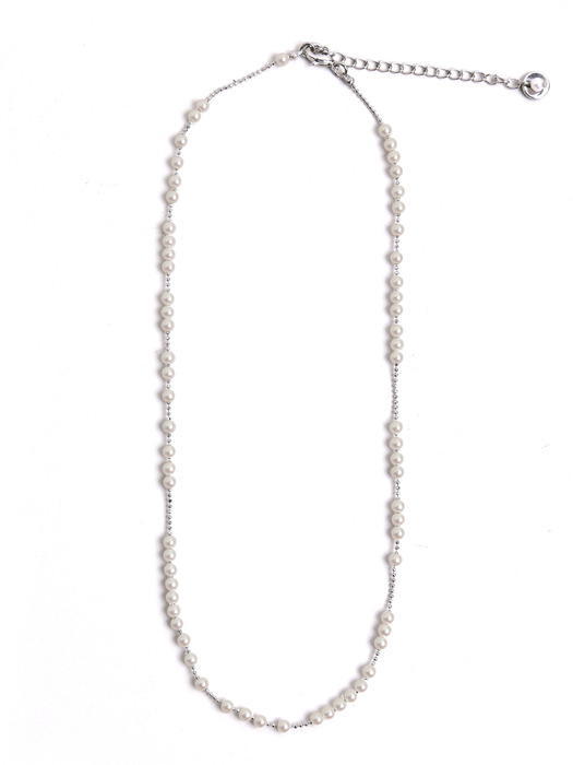 HTY014 Glossy mini pearl necklace