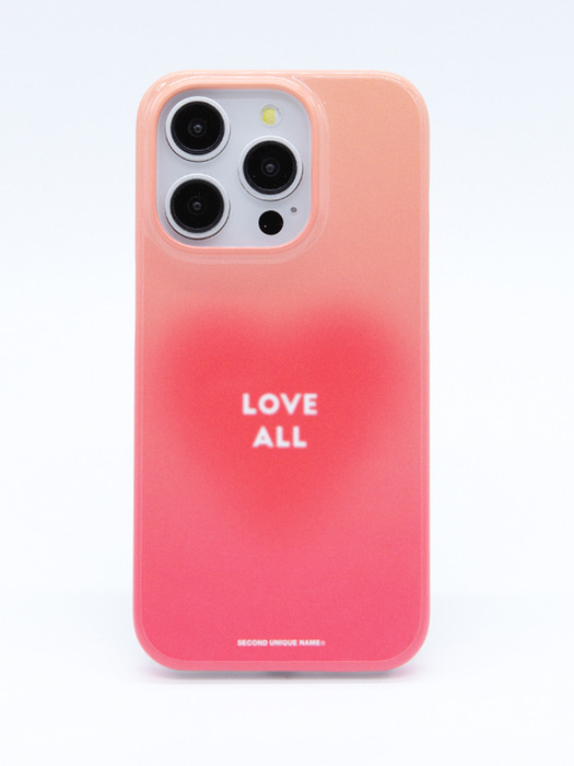 SUN CASE GRAPHIC LOVE ALL PINK