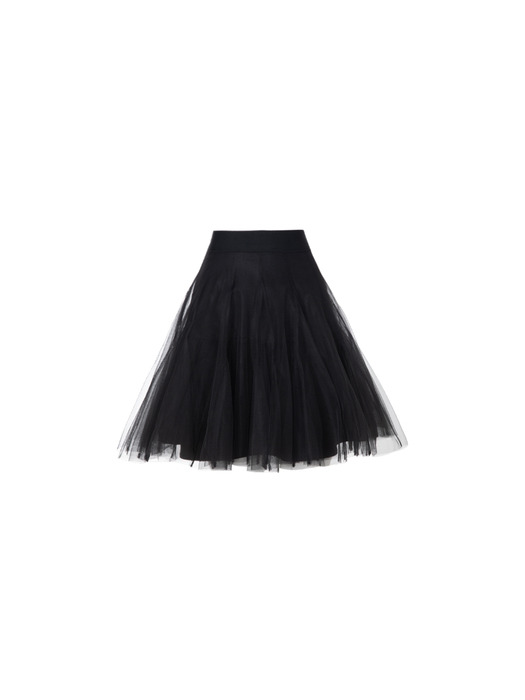 Etoile Banding Sha Mini Skirt (Black)