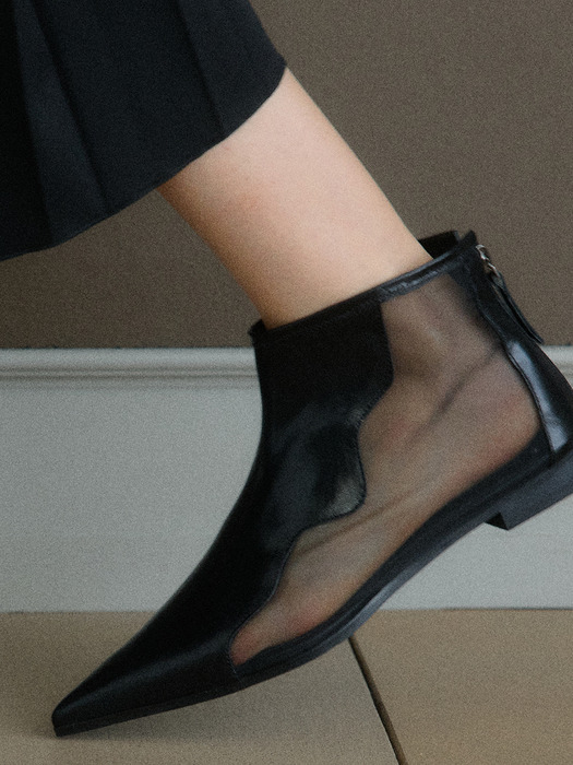 MARE SEE-THROUGH BOOT_BLACK