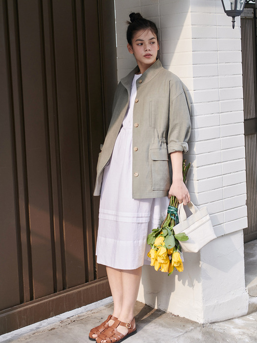 24N summer linen field jacket [KA]