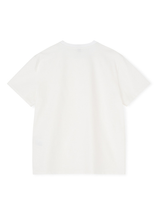 (Unisex)Classy Silket T-Shirt, White