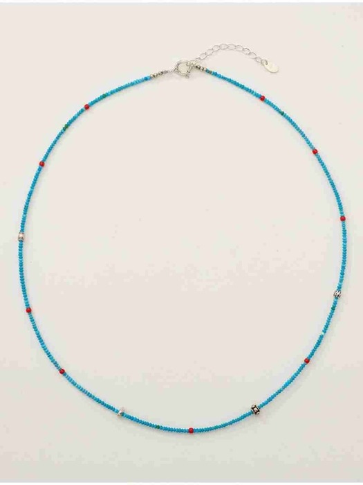 Turquoise Red Point Necklace