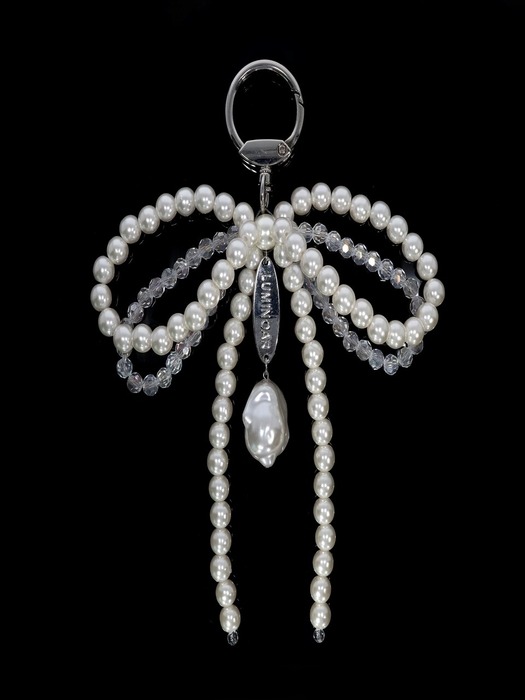 (3차 리오더 )BAROQUE PEARL RIBON KEY RING