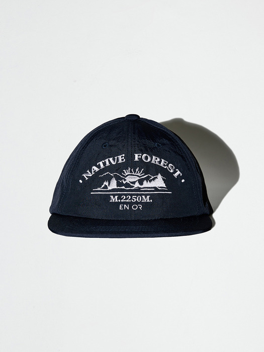 NATIVE FOREST ENOR NYLON BALL CAP - NAVY