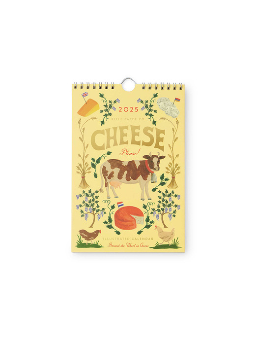 라이플페이퍼 2025 Cheese Kitchen Calendar 달력