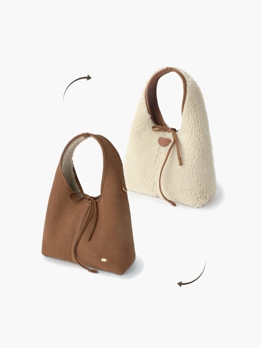 reversible mustang bag - camel