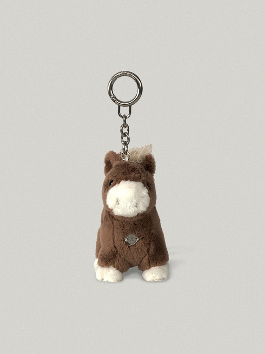 FOLLY KEYRING [BROWN]