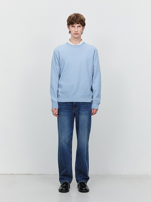 LOW RISE LOOSE JEANS CLASSIC BLUE_M_UDPA5A301B2