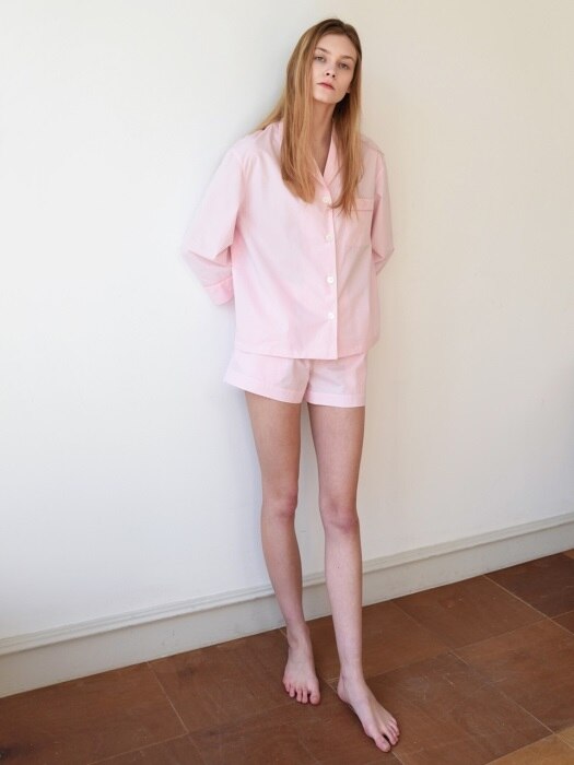 W Pajama Short _ Pink