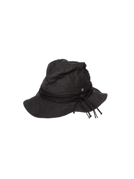Shapable bucket hat -Black