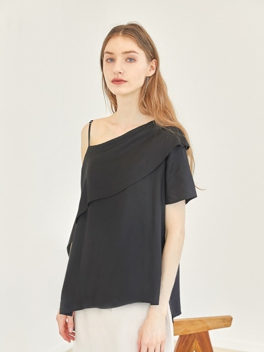 Off shoulder blouse - Black
