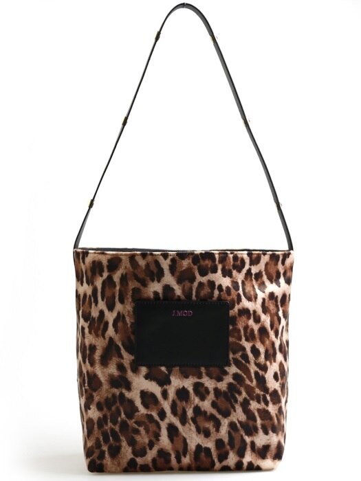 Merry Brown Leopard Shopper Bag