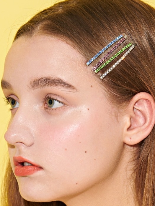 Fruity Crystal Hair Pin Set