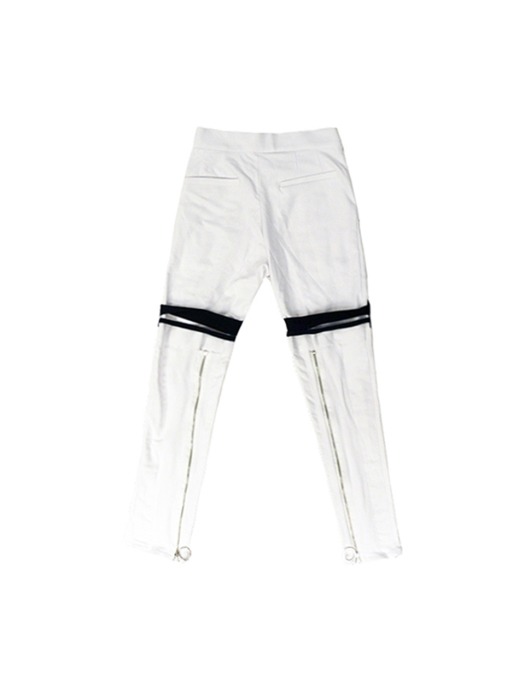 19 S/S WHITE BELTED PANTS