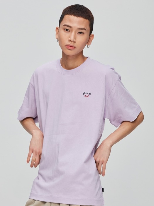 Signature Logo Basic T Shirt - Purple