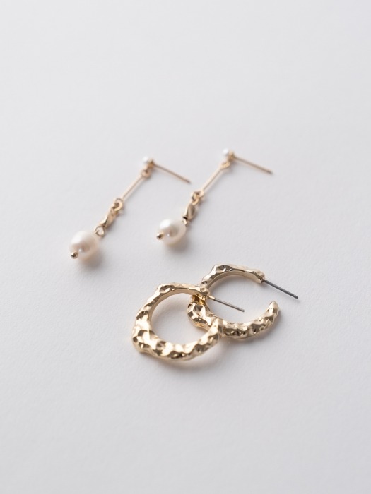 Classic Pearl ```````drop``````` Earring Set