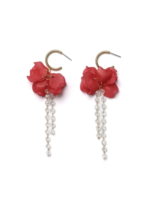 FLORAL EARRING 2-RD