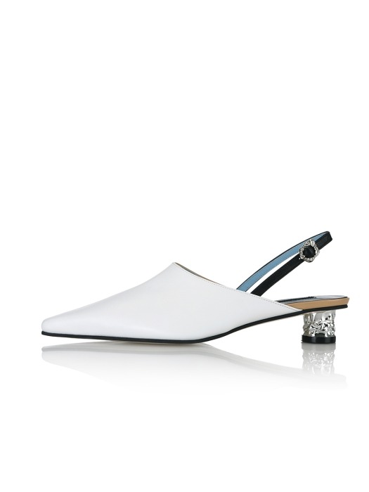 Corn sandals / 20RS-S419 Beige+White