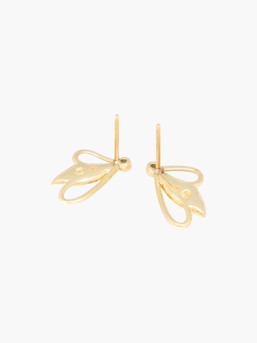 Two Wings Petal Earrings (14k Gold)