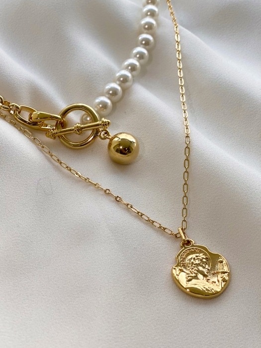 BROKEN MYTHIC COIN NECKLACE