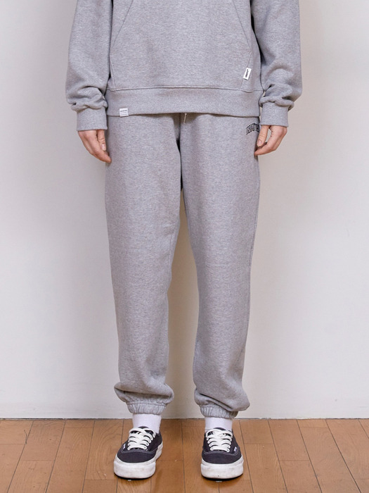 PL078_Arch logo Sweat pants_Melange