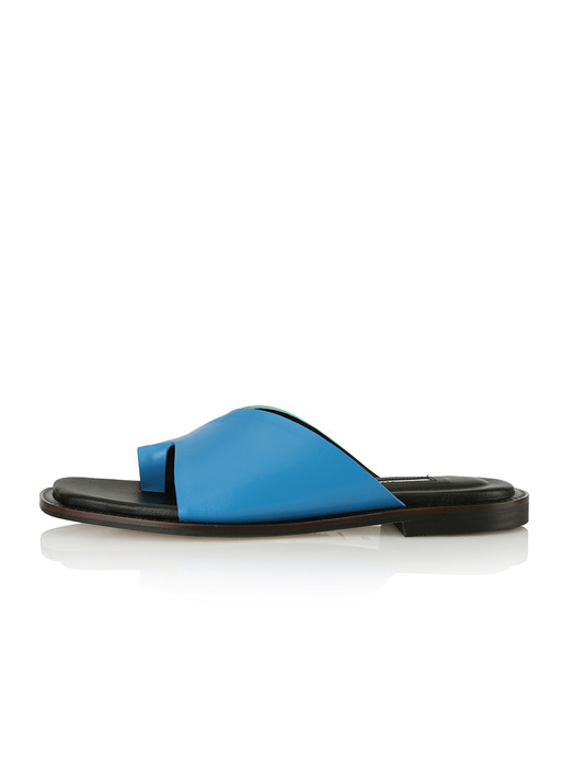 Origami sandals / 20SS-S425 Deep blue+Fern green