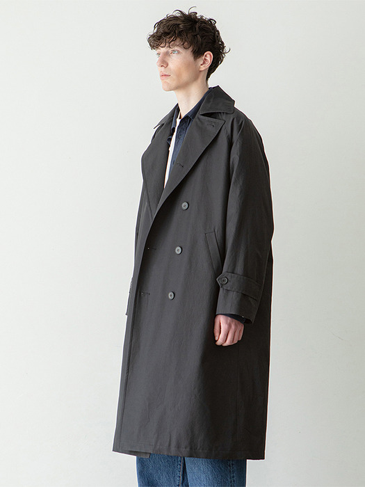 Breeze Trench Coat (Deep Charcoal)