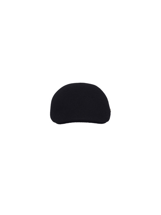 Simply formed hunting cap - Black