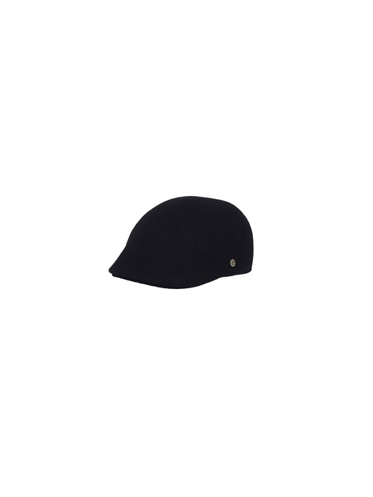 Simply formed hunting cap - Black