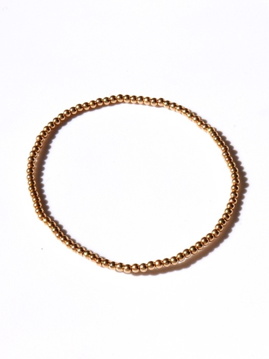 14k goldfilled ball simple Bracelet 14k 골드필드 심플 데일리 볼 팔찌 2mm, 3mm