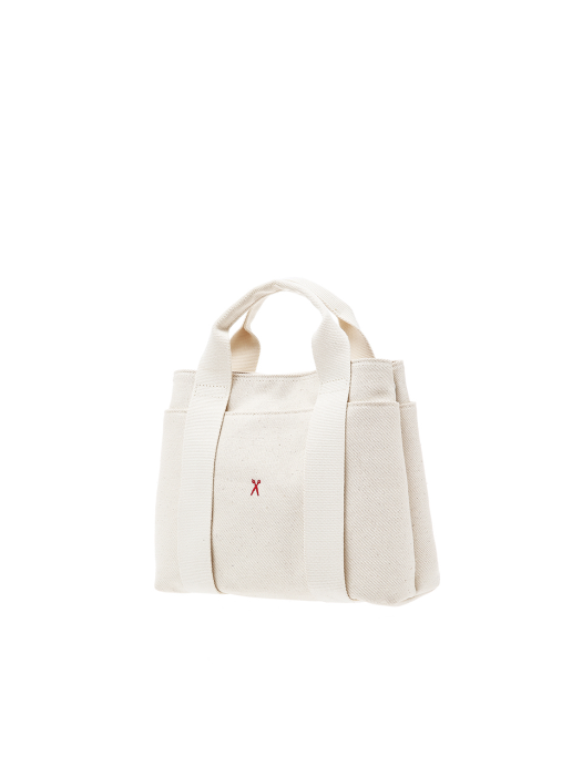 Stacey Daytrip Tote Canvas S Ivory