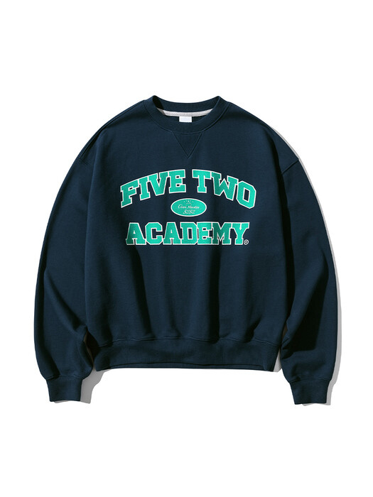 FIVETWO ACADEMY SWEATSHIRTS [NAVY]