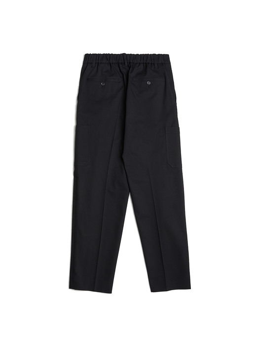 NOMANTIC PARIS COTTON CARGO PANTS BLACK